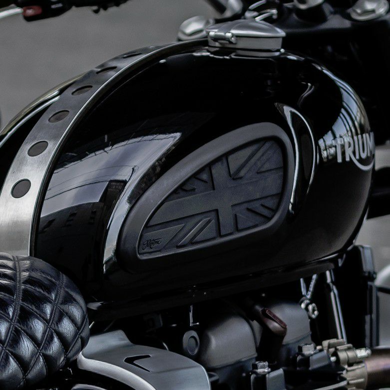 SR400 SR500 ボディパーツ タンクパッド デカール | モトパーツ MotoParts