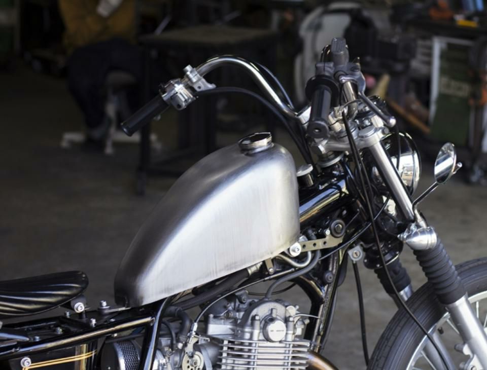 SR400 SR500 スポーツスタータンクKIT キャップコック