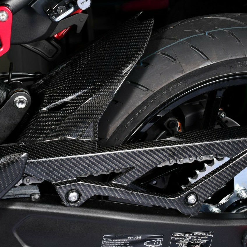 ZX-25R リアフェンダー 純正形状 ドライカーボン SPEEDRA | バイク