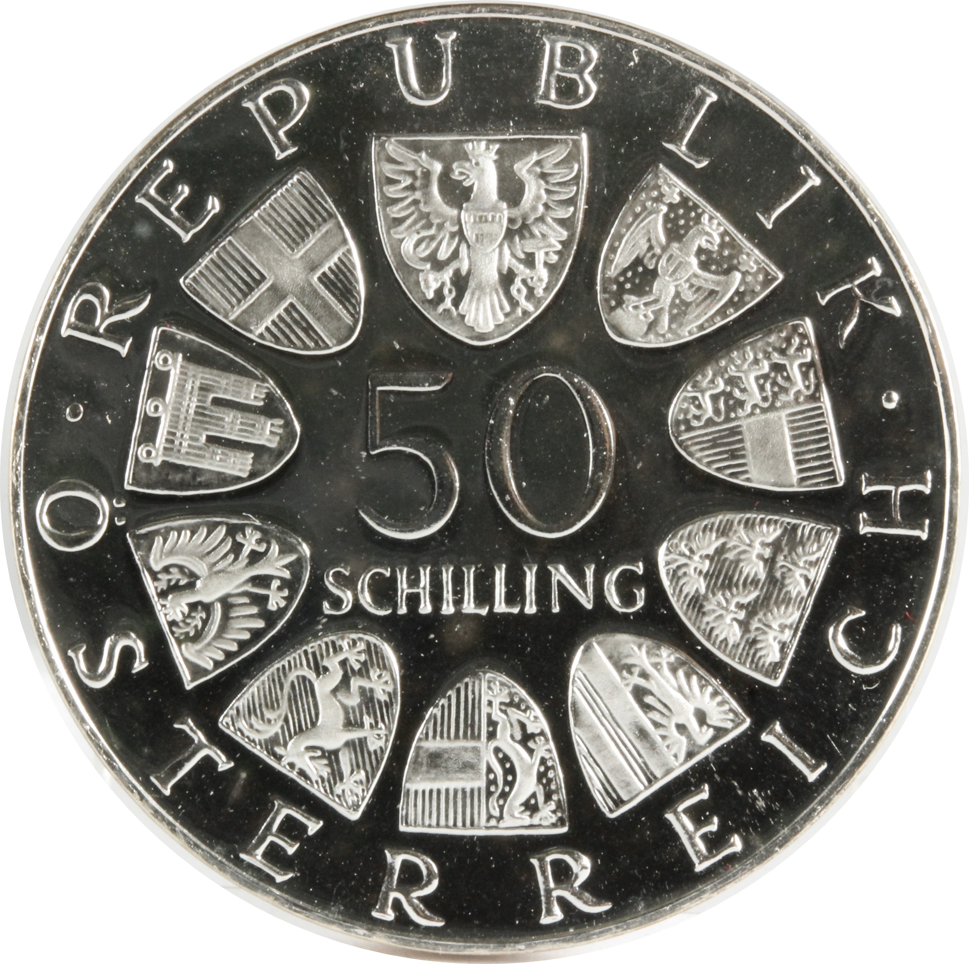 オーストリア 50シリング SCHILLING UNC 銀貨 | ミスターコインズ
