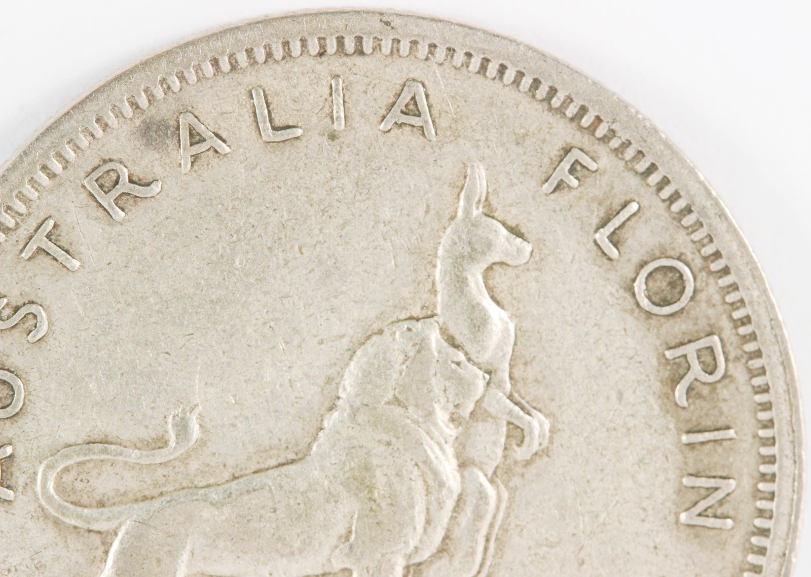 1954年オーストラリア フローリン PCGS AU58 エリザベス訪問記念 銀貨 古銭