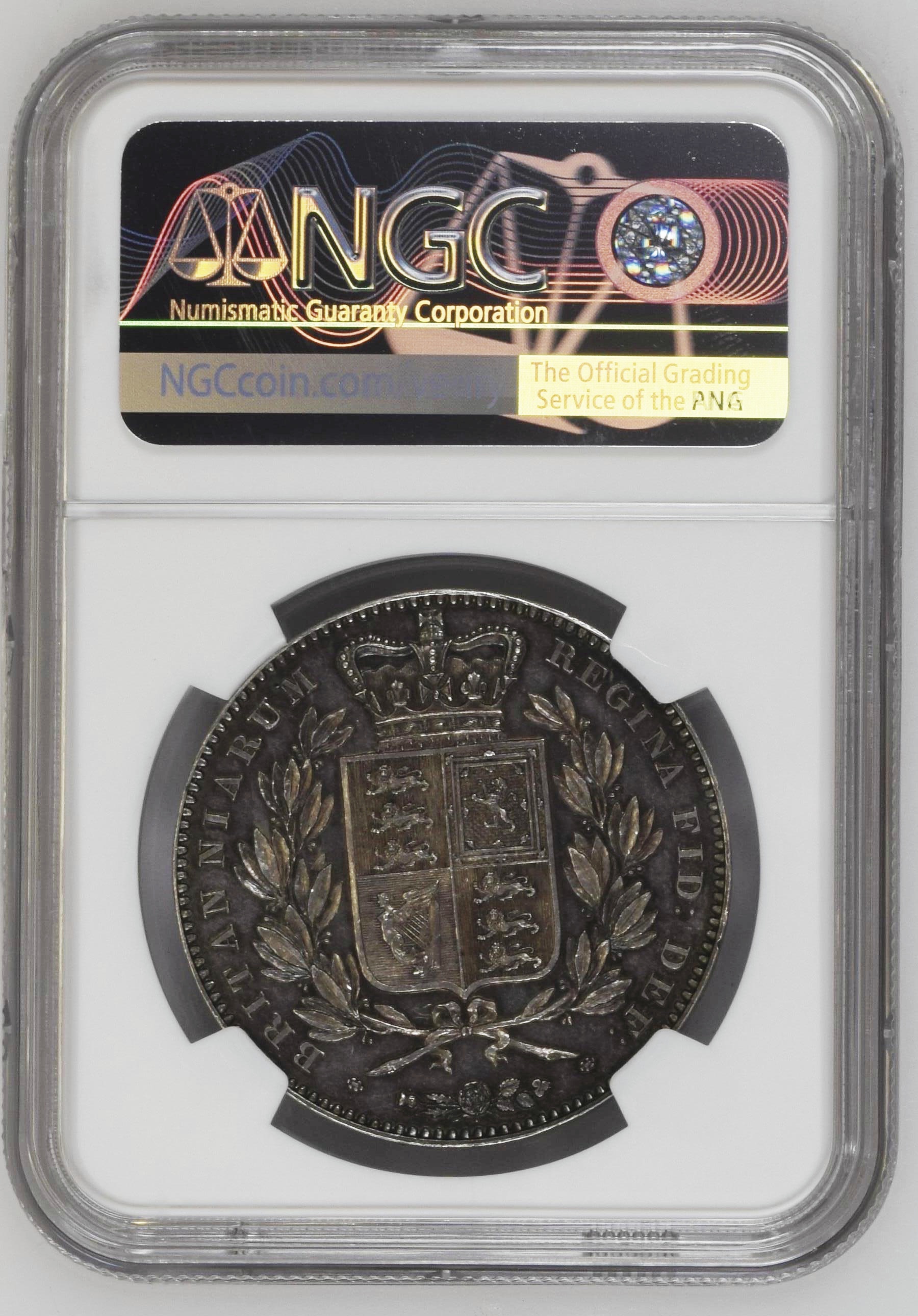 イギリス ヴィクトリア （1837－1901） クラウン銀貨 1839