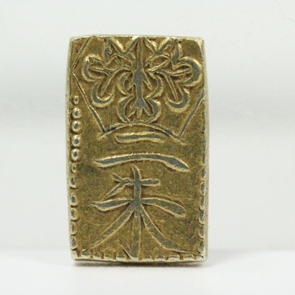 ⑩-1古銭 天保二朱判金 2枚 D5649-10 二分判金 二