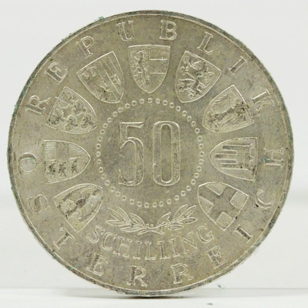 高品位銀貨】オーストリア50シリング銀貨3種組!! 高品位銀貨