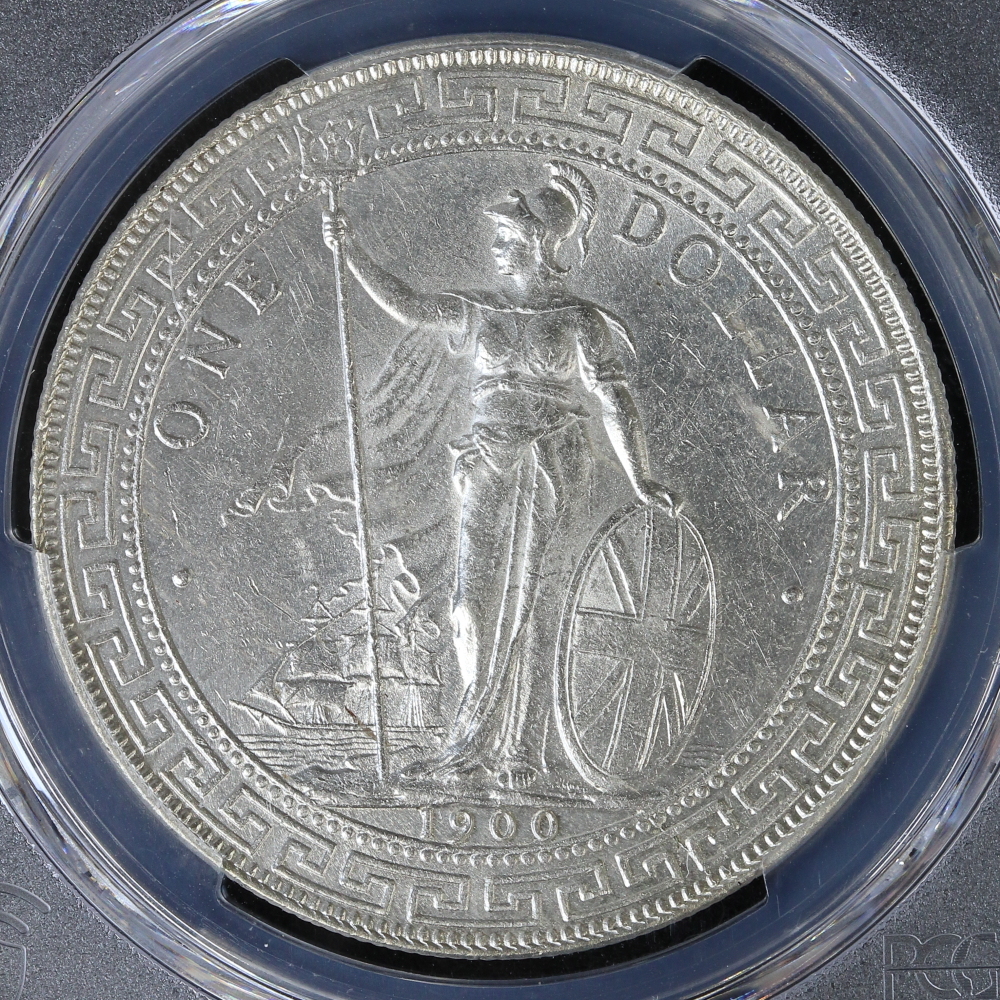 イギリス貿易銀 1900年B PCGS MS62 | ミスターコインズ