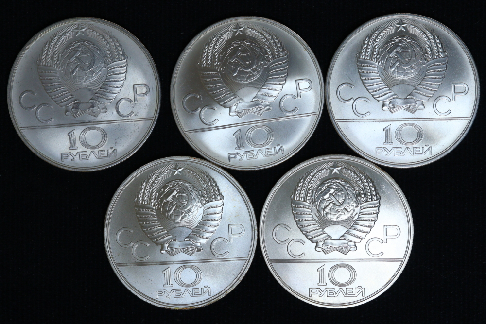 モスクワオリンピック記念コインセット 5枚 モスクワオリンピック記念