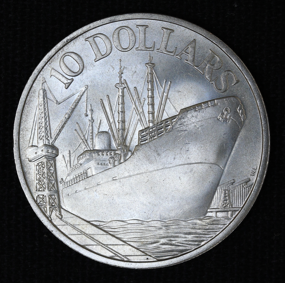 シンガポール10ドル銀貨 1977年 未使用 | ミスターコインズ