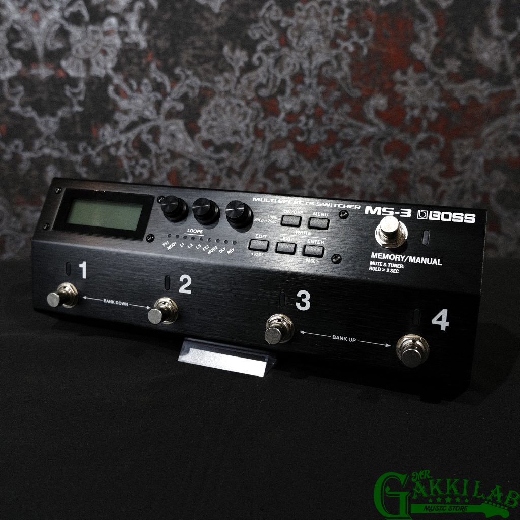BOSS MS-3 / Multi Effects Switcher | 札幌の楽器屋さん｜MR.GAKKI