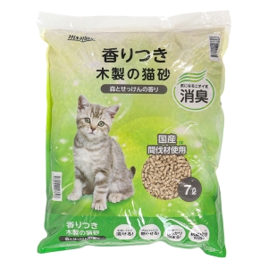 香つき木製の猫砂 7L ｜ ミスターマックスオンラインストア