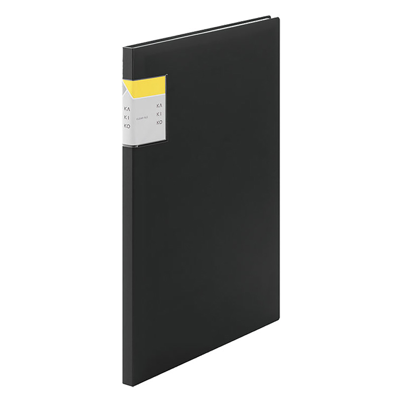 クリア-ファイル カキコ A4 クロ ｜ ミスターマックスオンラインストア