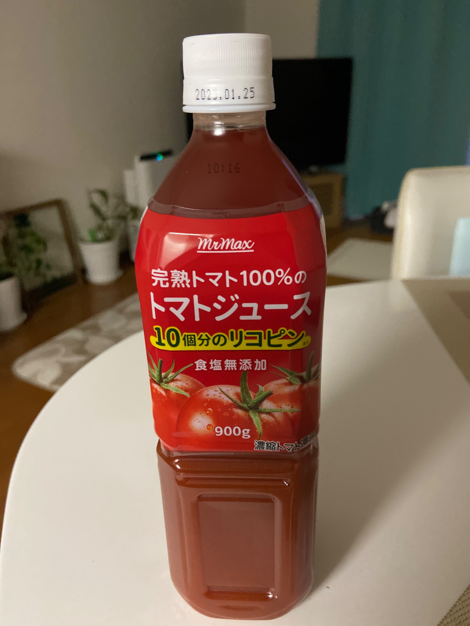 完熟トマト100%ジュース 10個のリコピン PET 900g ｜ ミスターマックス