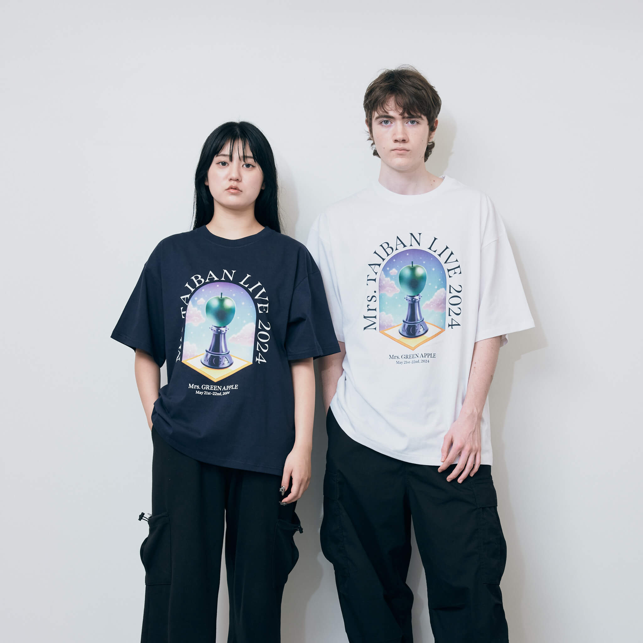 Mrs. GREEN APPLE (ミセスグリーンアップル) 公式グッズ 【 Tシャツ
