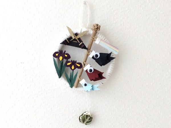 クラフトバンドで作ろう！こいのぼりのリース【by清水多賀子さん