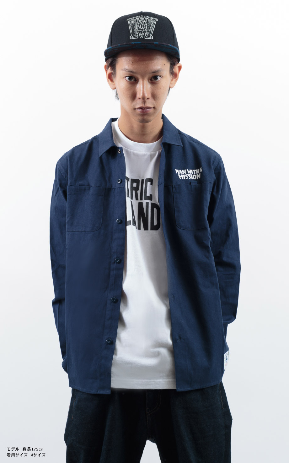 man with a mission/マンウィズ/戦闘服(ワークシャツ)L