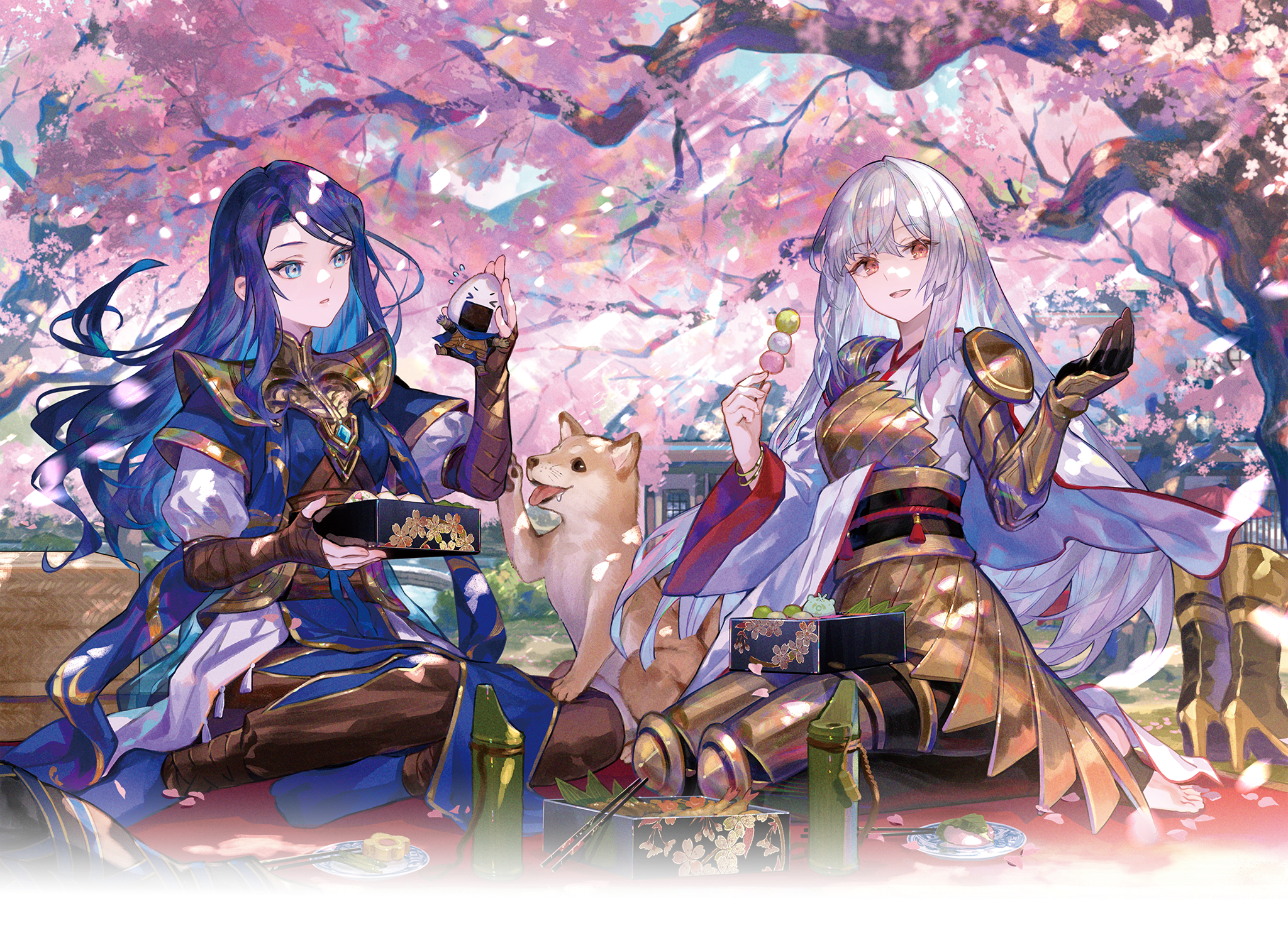 MTG 放浪皇のお花見キャンペーン スリーブ 50枚入り✕2個セット 藤