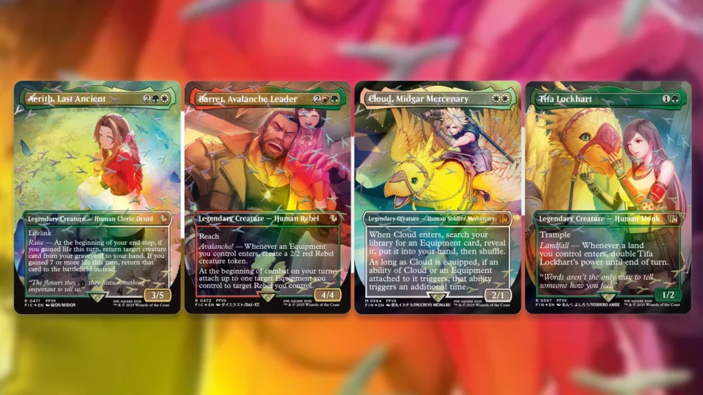 MTG】チョコボトラック・フォイル FF7セット MTG Final Fantasy