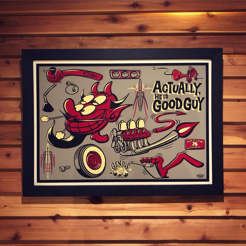 スティンク サイン ポスター シルクスクリーン STINK SIGNS セリグラフ