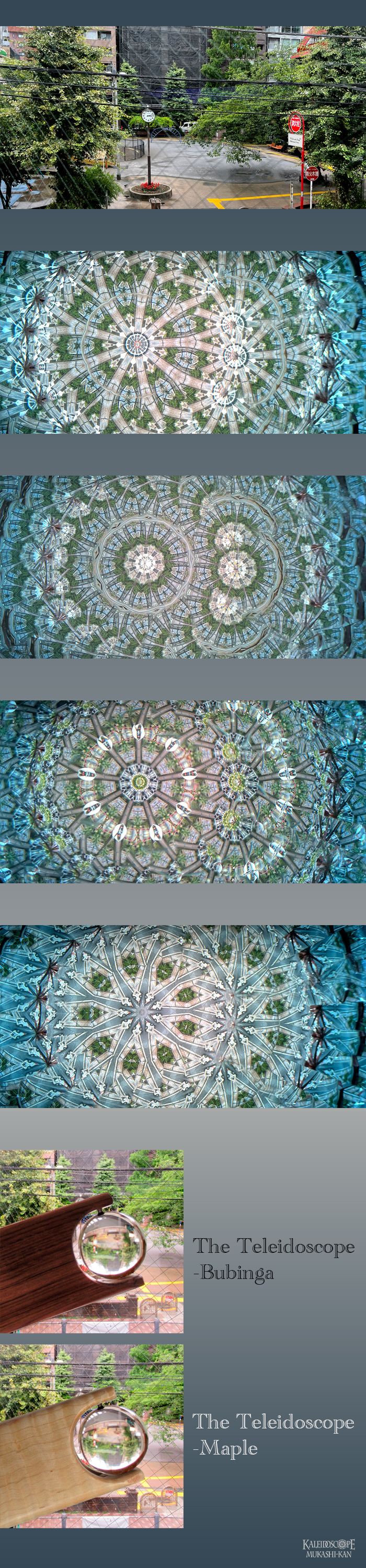 テレイドスコープ]The Teleidoscope-Bubinga/-Maple : Henry Bergeson