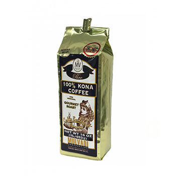 Mulvadi 16 oz 100% Kona Coffee Whole Bean - Mulvadi Corporation