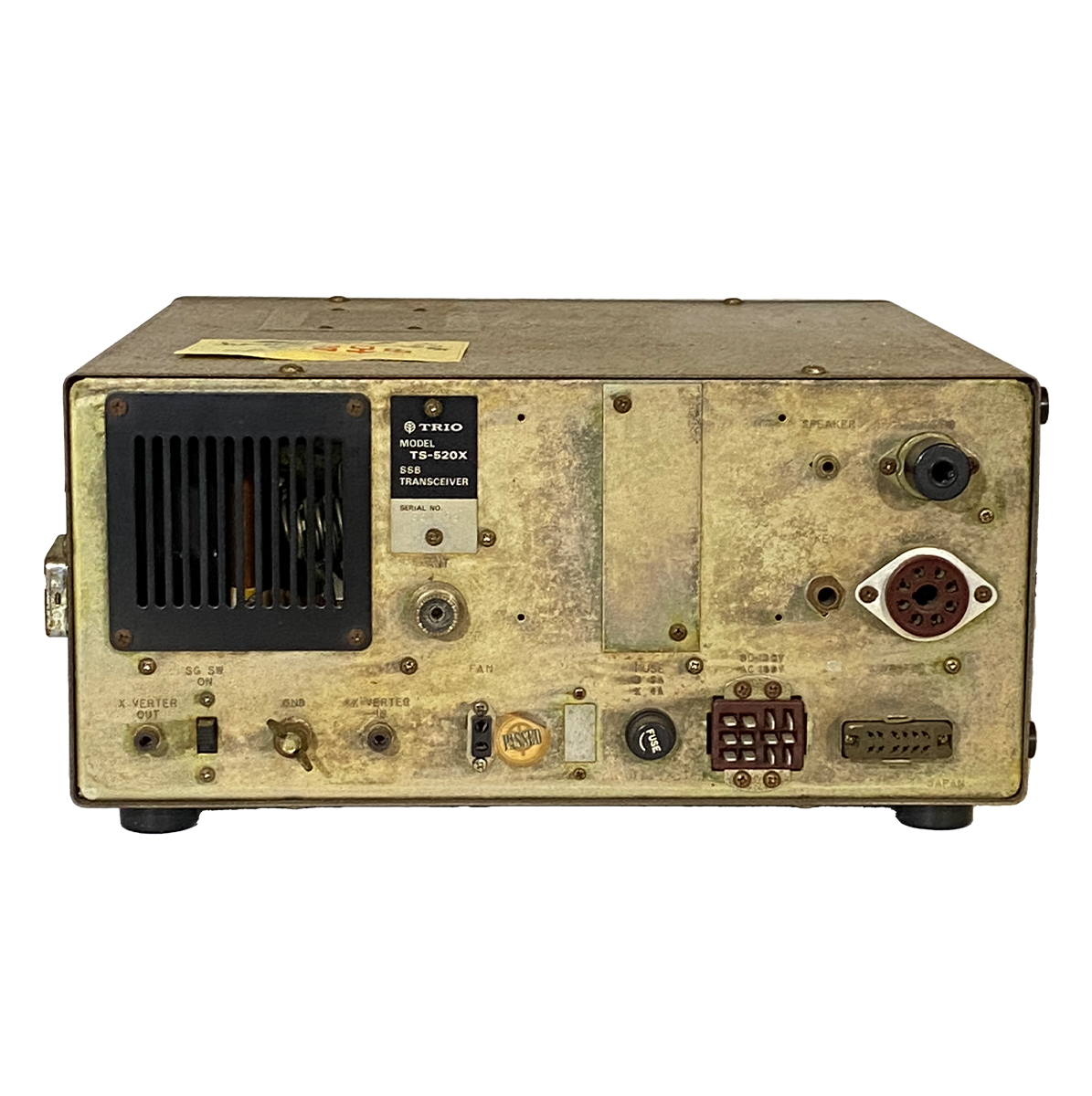 ジャンク］TRIO 10W HFトランシーバー TS-520X 懐かしのリグたち