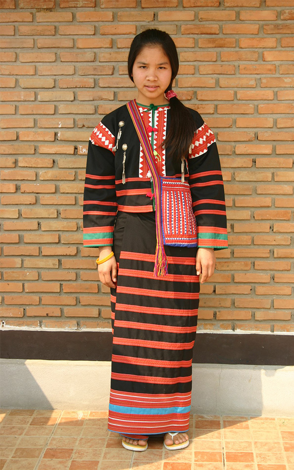 工場 直営 店その他 - タイ 山岳民族 カレン族 アンティーク 民族衣装