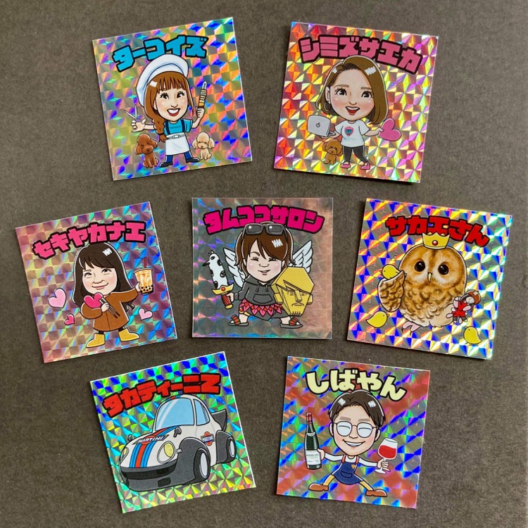 ビックリマンシール風ステッカー | musyamusya