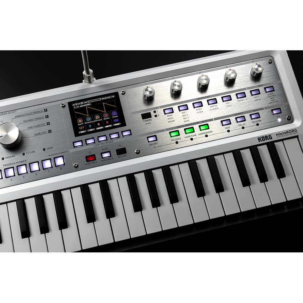 KORG microKORG 2 Metallic White [MK-2 MWH]｜ミュージックランドKEY
