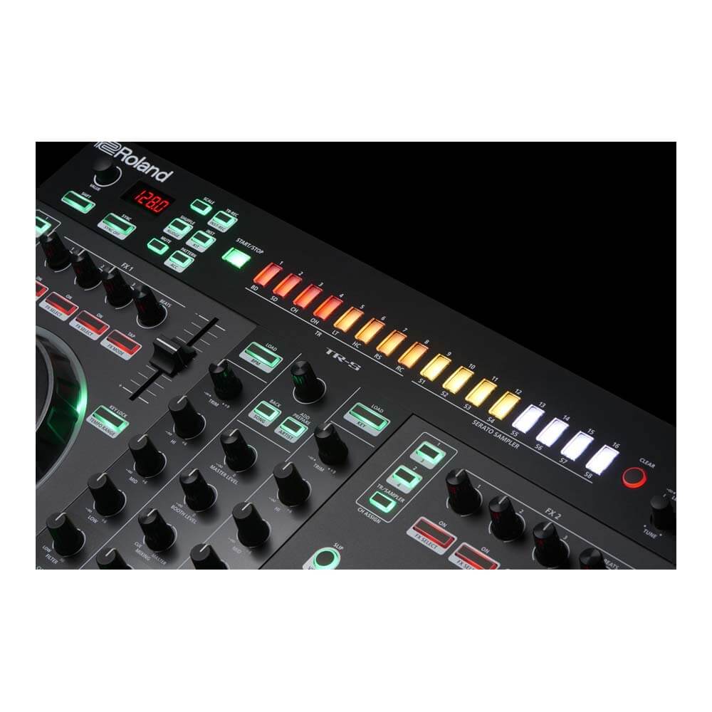 Djコントローラー Roland DJ-505 2チャンネル 4デッキ Dj
