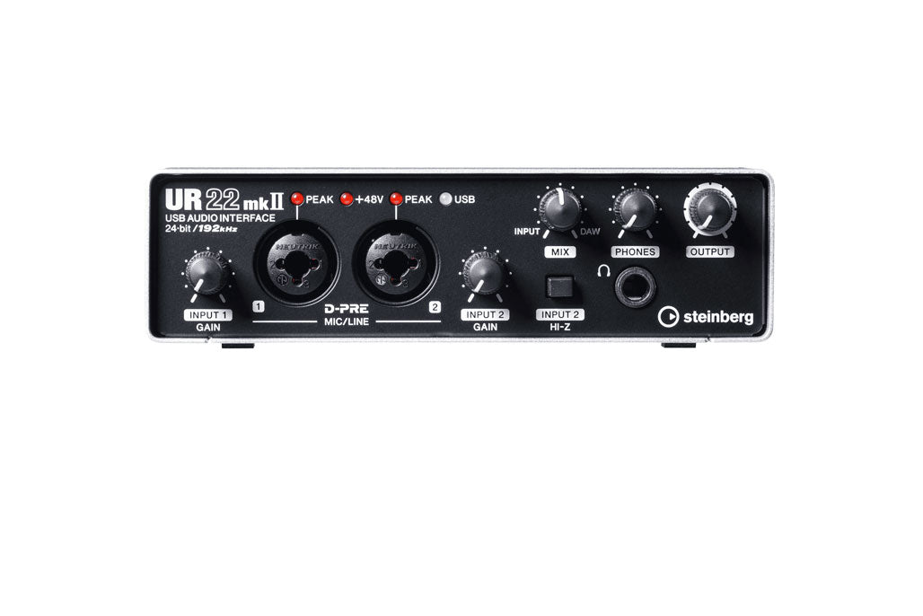 Steinberg UR22 mkII 2x2 USB 2.0 Audio Interface w/2x D-PRE's