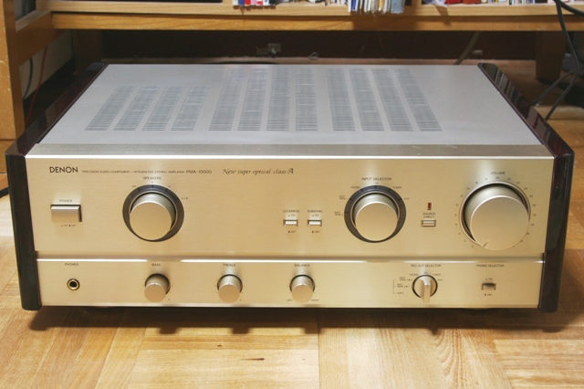 DENON プリメインアンプ PMA-1000G 現状品 音響機材 オーディオ レトロ