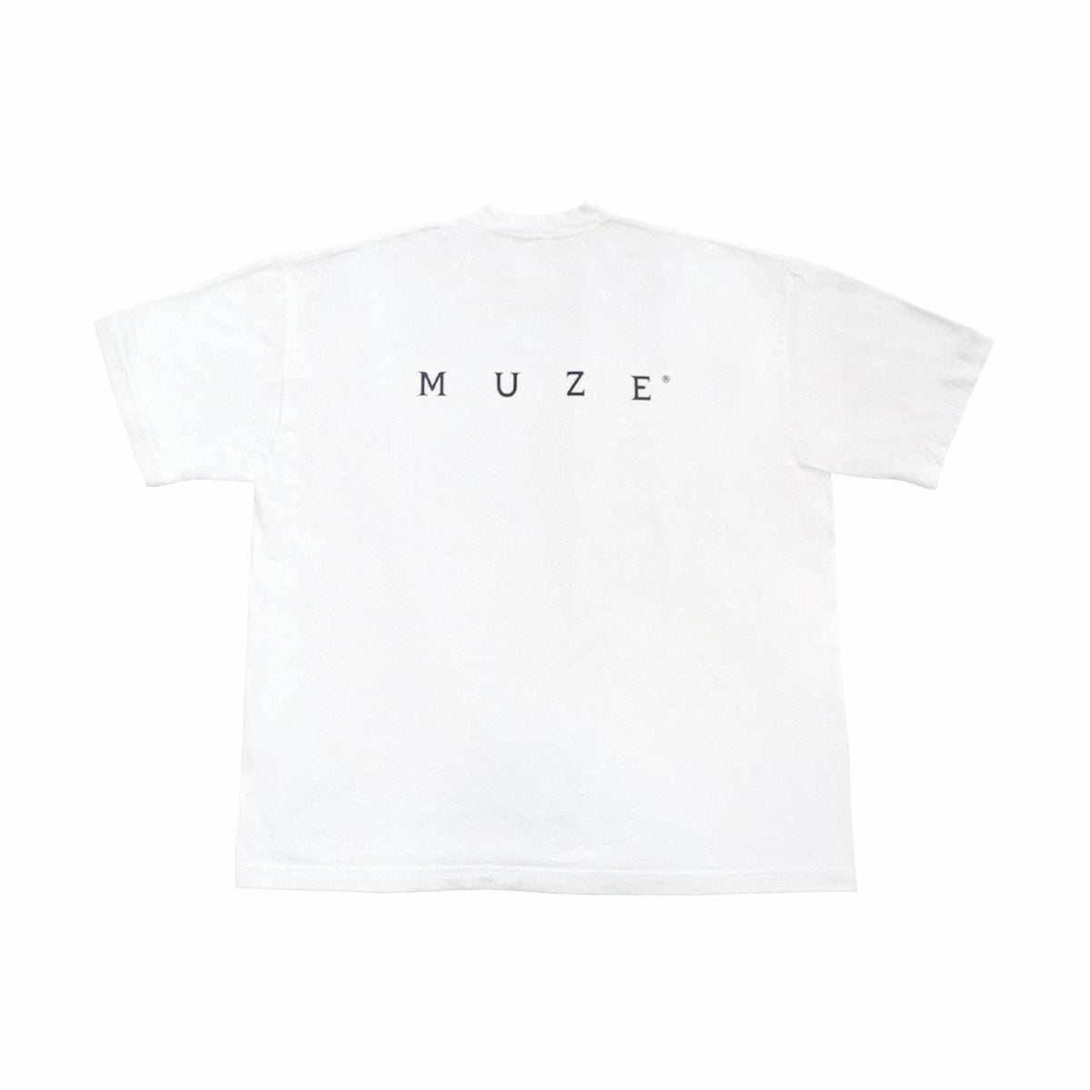 MUZE BLACK LABEL ミューズ Tシャツ Xプリント MUZE BLACK LABEL
