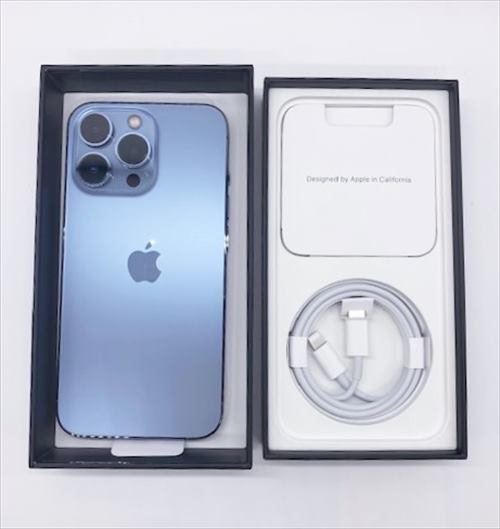 Apple iPhone 13 ブルー 本体 256GB 箱、充電ケーブル付 Apple iPhone