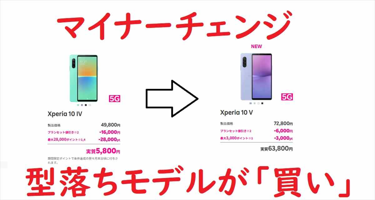 バグ級値引き]ドコモXperia 1 IV実質3.3万円に 定価19万スマホが格安