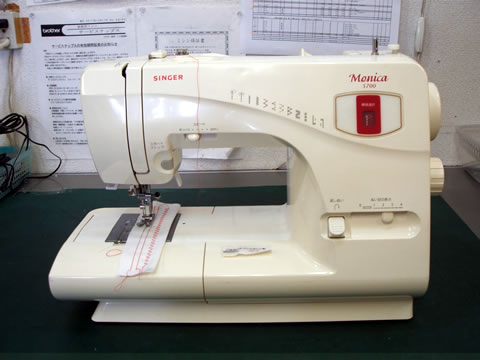 シンガーミシン 電子ミシン モニカ5700 のオーバーホール ミシン修理