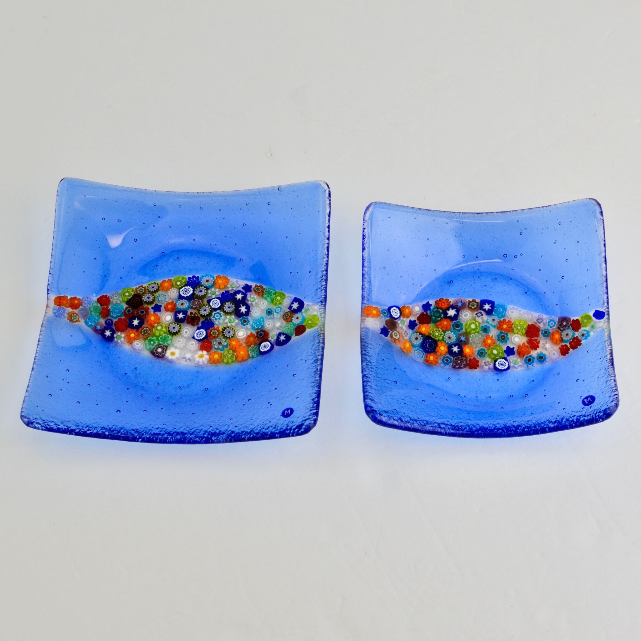 Murano Glass Millefiori Catch-all 6 inch Collina Dish - Color Options