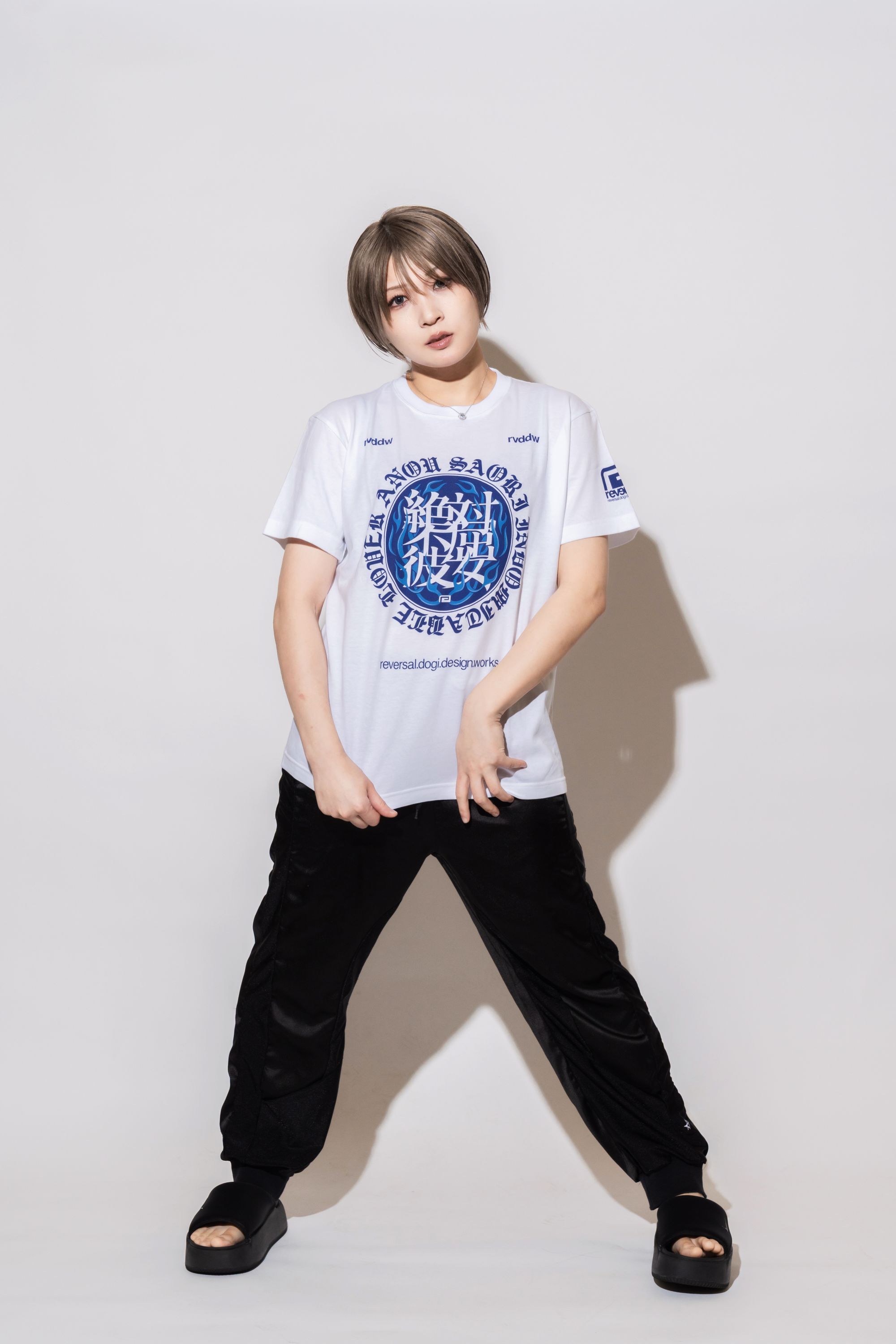 reversal × 安納サオリ INDOMITABLE LOVER TEE WHITE | My STARDOM