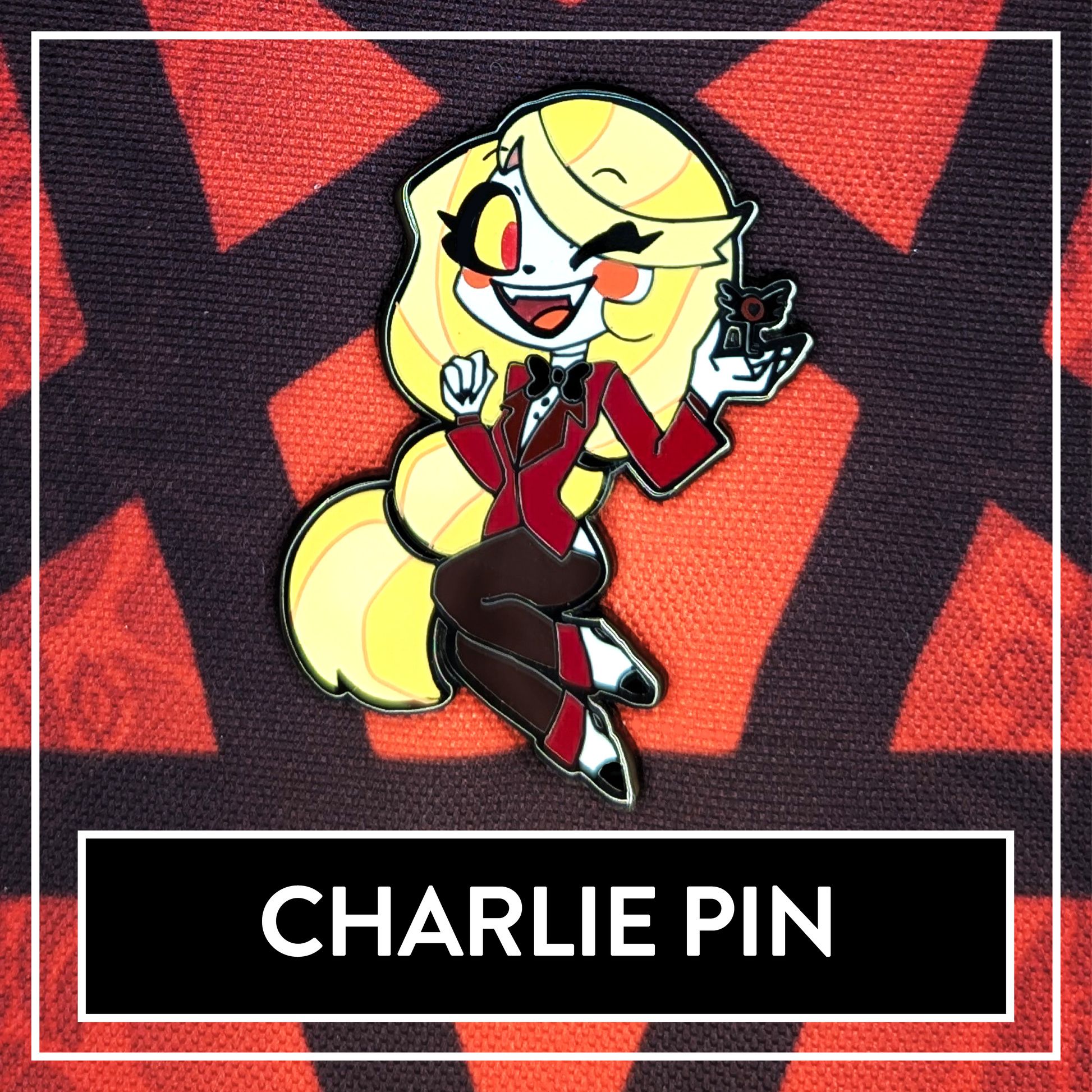 Charlie - Hazbin Hotel // Helluva Hotel Pin – Myuna Art