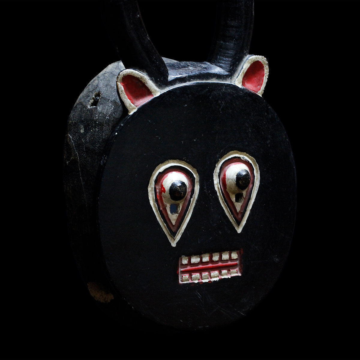 ソンゲ族 フクロウを模したキフェべマスク m_106 – AFRICAN WEB SHOP