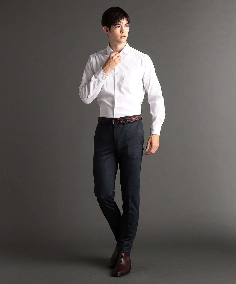 ex/tra】ワッシャー スナップダウンシャツ｜長袖｜ニコル公式通販