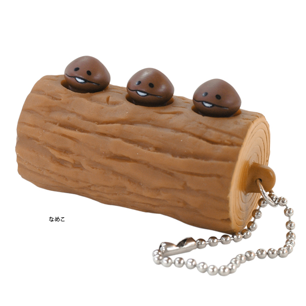 なめこ☆送料無料☆木製キャスター付きおもちゃ箱② なめこ☆送料無料