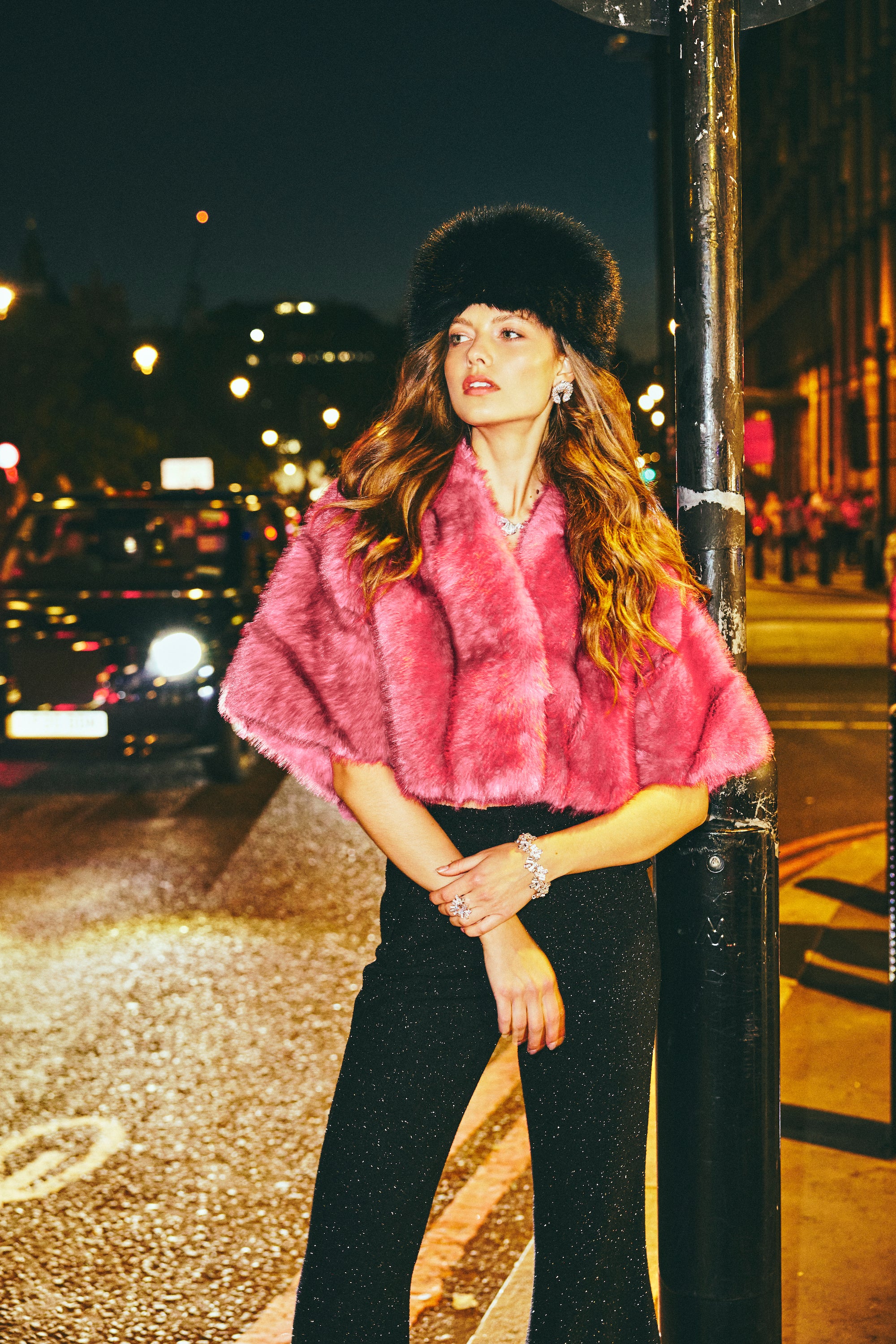 Sophia Fur Coat (Pink) (Final Sale) – Nana Jacqueline