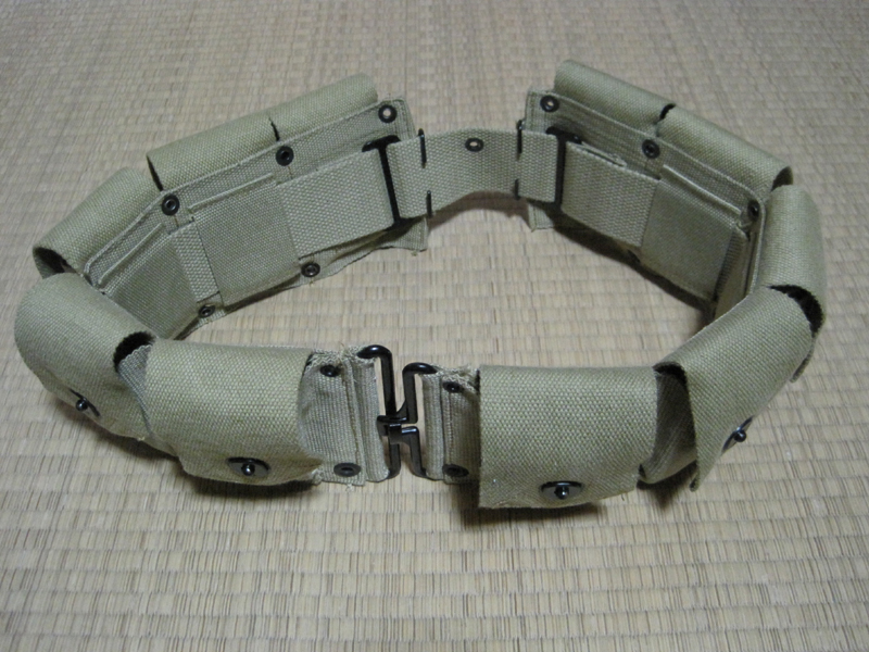 G.I.の基本装備 ～ アメリカ軍 M1923 カートリッジベルト (海外製