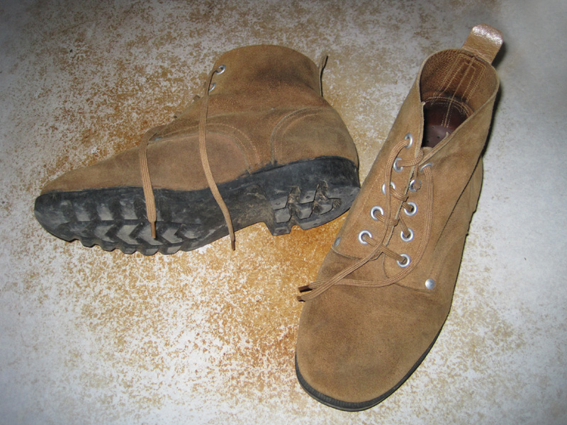 中国人民解放軍 裏革製編上靴 (実物)│ナナシノミコト