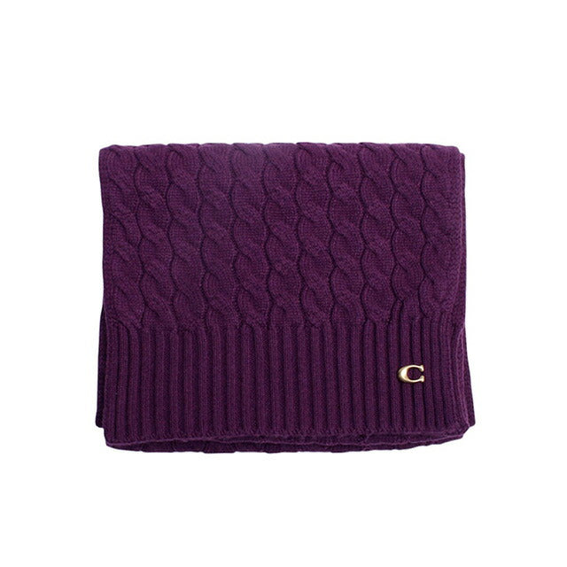 COACH コーチ ストール ウール カシミア マフラー ピンクペタル 56209