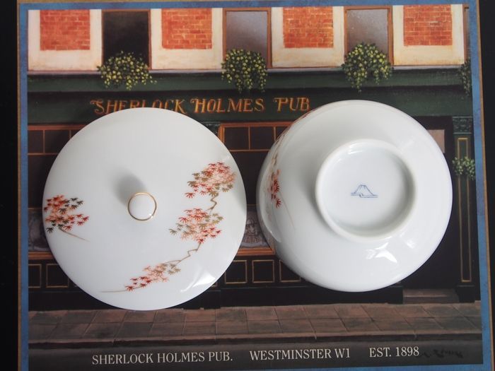 SHOP偶然と必然の間 深川製磁 蓋付湯呑（4）紅葉