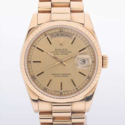 ロレックス デイデイト 18238 買取価格相場 | なんぼや