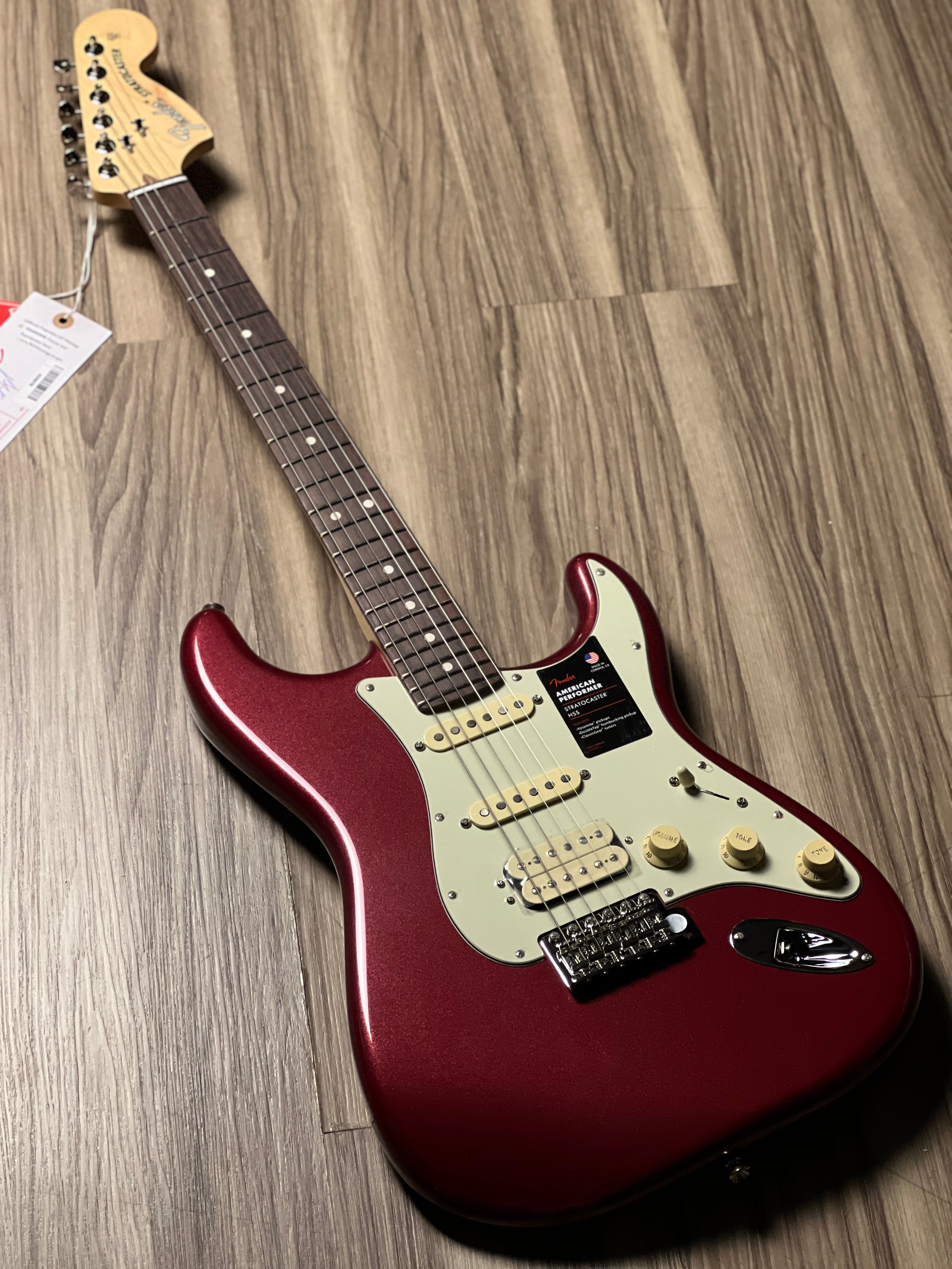 Fender American Performer Stratocaster HSS - Aubergine with
