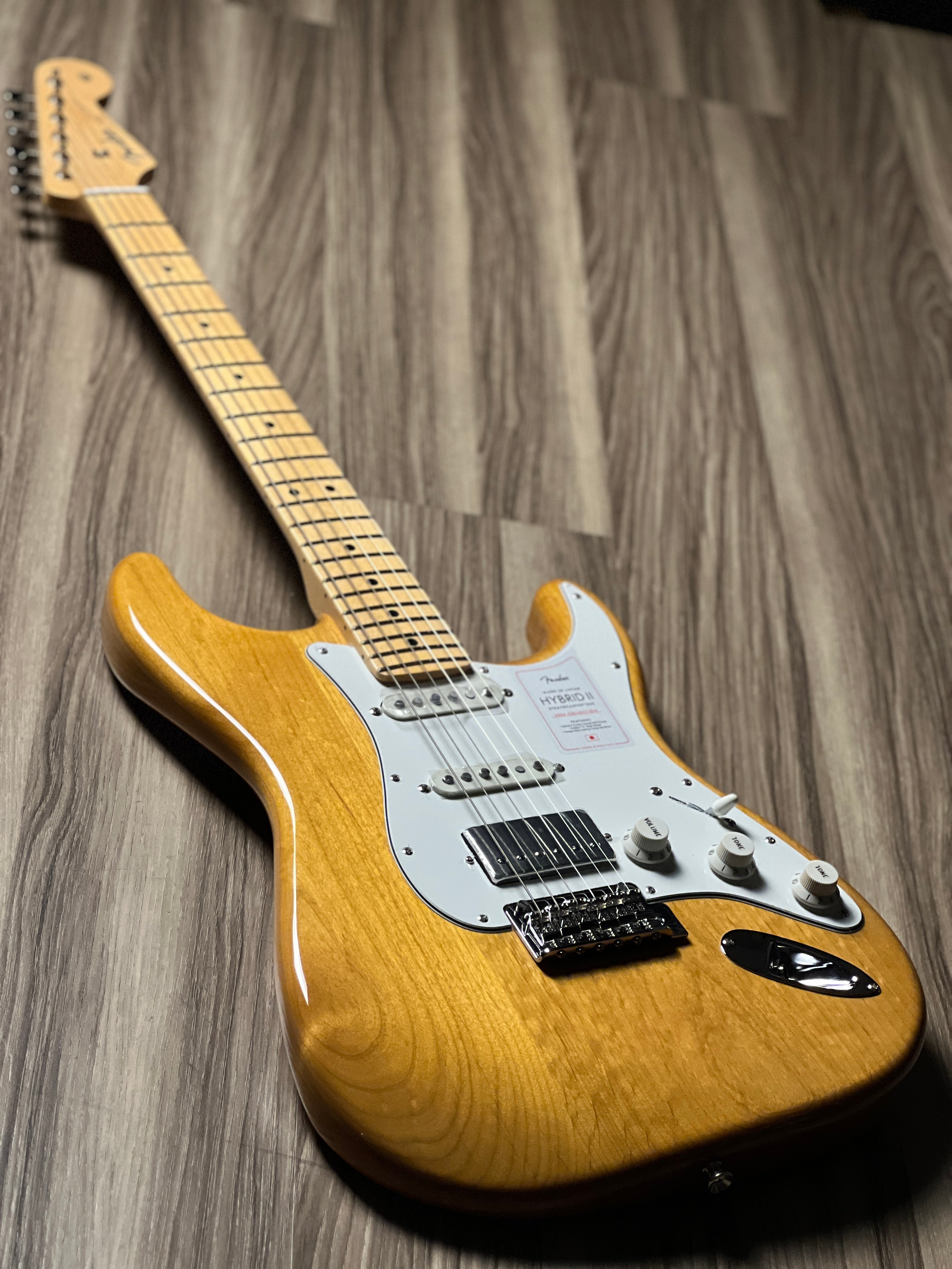 Fender Japan Hybrid II Stratocaster HSS with Maple FB In Vintage