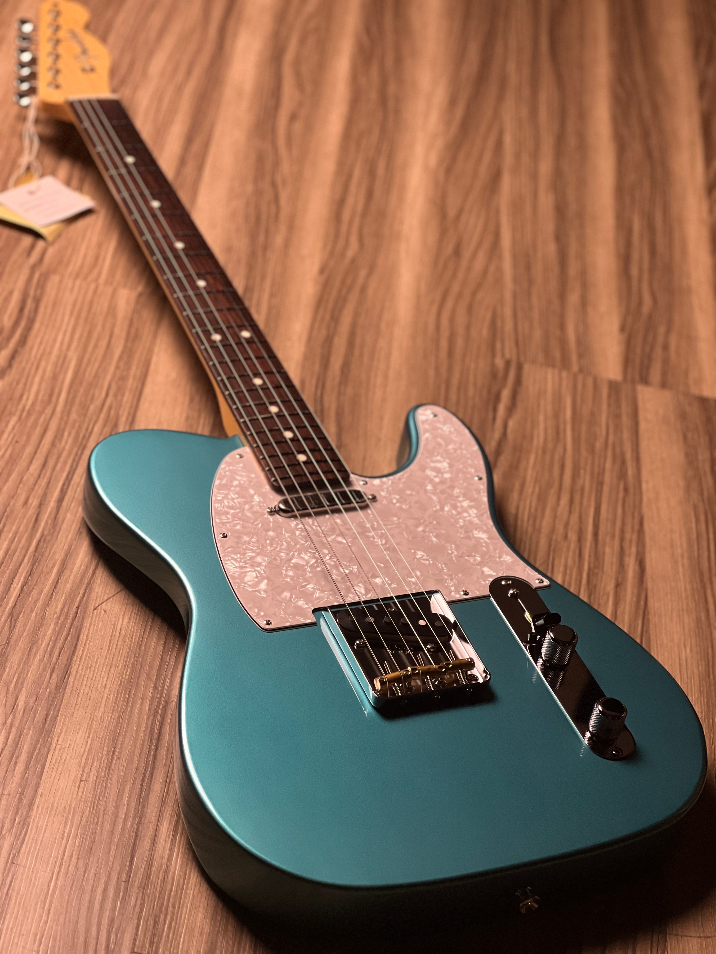 Fender FSR MIJ Hybrid II Telecaster with RW FB in Teal Green