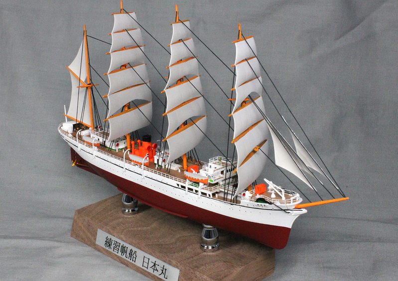 1/350 練習帆船 日本丸 アオシマ 青島文化教材社 AOSHIMA イマイ 今井